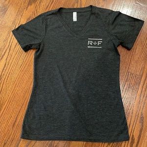 Rodan + Fields Dark Gray T-shirt with Studded Logo